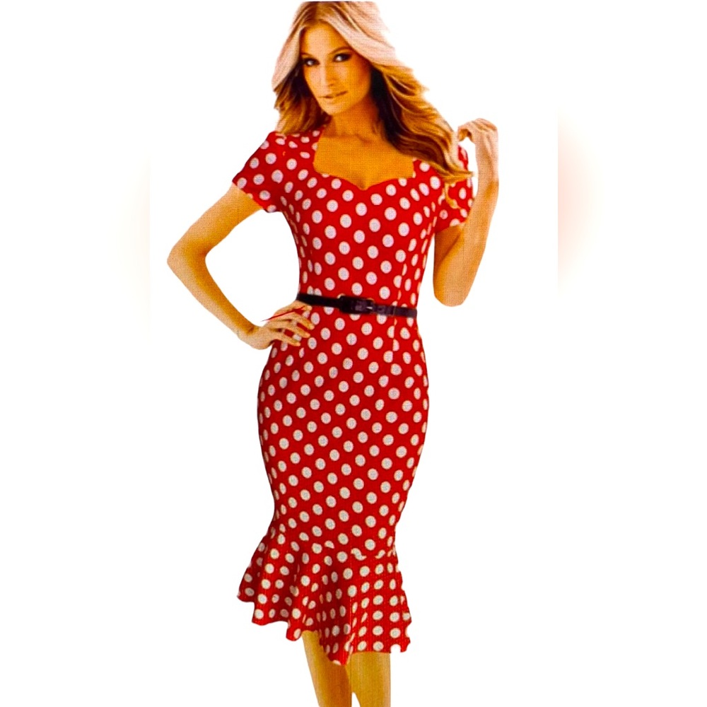 EX COLLECTION ELEGANT SHORT SLEEVE DRESS S/M